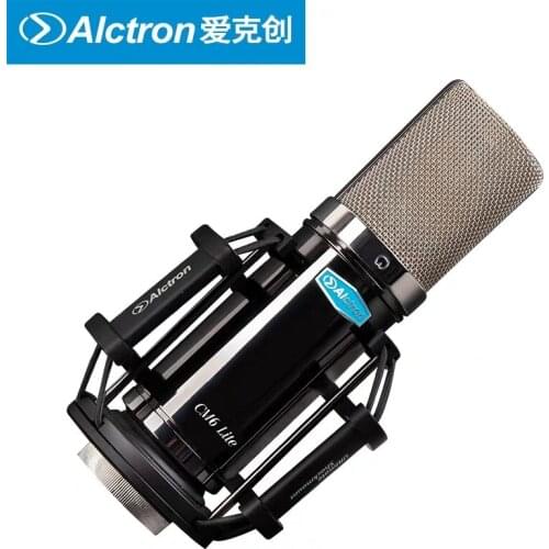 Alctron CM6 Lite Large Diaphragm FET Pro Studio Condenser Microphone 3-pin XLR Connector Large Diaphragm PC Microphone Kit
