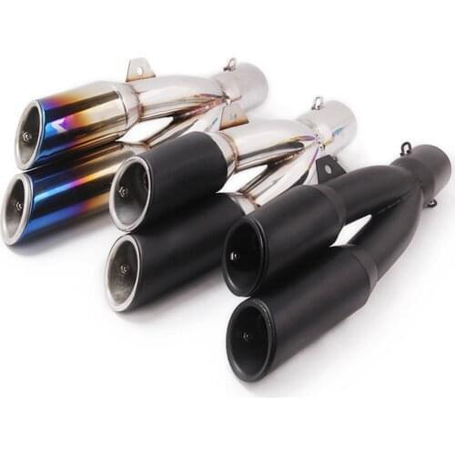 51mm Universal Motorcycle Exhaust Stainless Steel Motorcycle Muffler With DB Killer For Yamaha Honda Suzuki Kawasaki BMW Ducati