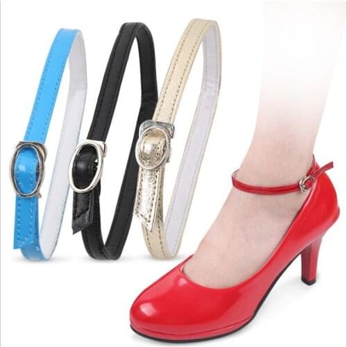 High-quality 28 cm high-heeled Adjustable Shoe Belt Ankle Holding Loose Anti-skid Bundle Laces Tie cross ankle Straps Band Decor