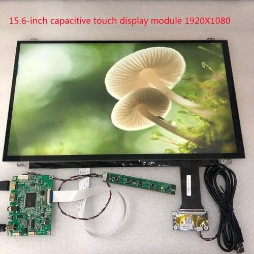 15.6-inch LCD display capacitive touch module equipped with 1920 x1080 IPS 2 mini HDMI LCD module Raspberry Pi game XBox PS4 dis