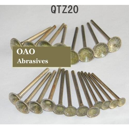 20 pieces carving jade diamond grinding tools big grinding needle diameter of handle 3mm