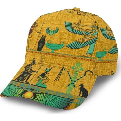 CINESSD Egyptian Pharaoh Totem Outdoor Sport Caps Baseball Hat Men Women Visor Cap Baseball Cap Street Hip Hop Caps