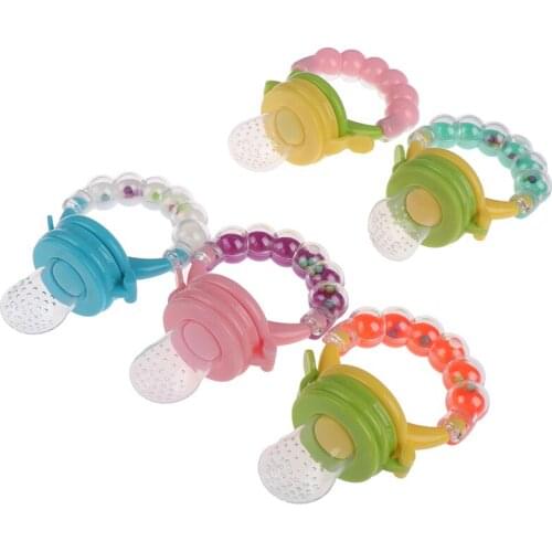 Baby Nimbler Pacifier clip For Fruit Infant Food Nibbler Holder Nipples Silicone Soother Nipple Feeding Teat Pacifier Bottles