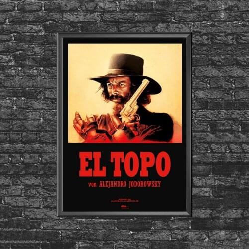 El Topo - Alejandro Jodorowski, Western Movie Poster Wall Painting Home Decoration (No Frame)