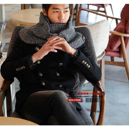 Hot ! Spring Ruslana Korshunova Lovers Men And Womens Fashion Woolen Overcoat Thick Outerwear Wool Jacket Coat / S-xxxl