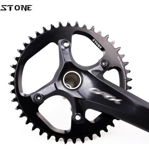 Stone CNC Circle Single Bike Chainring 34-60T BCD110 Gravel Chain Wheel for GRX RX810 RX600 Road Bicycle Crank Chainwheel Parts