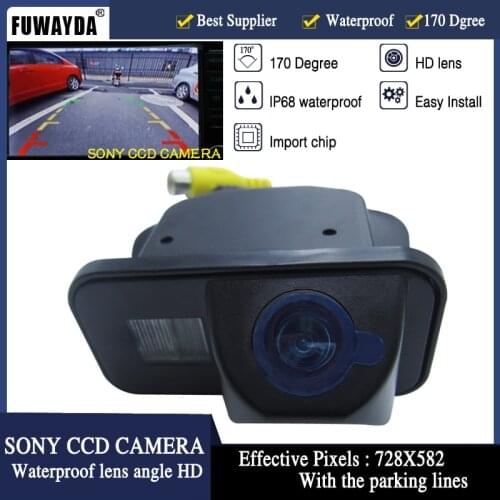 FUWAYDA FREE Shipping HD CCD Chip Car Rear View Reverse Backup CAMERA for TOYOTA SIENNA/SCION XB XD/URBAN CRUISER/AURIS/SIENNA