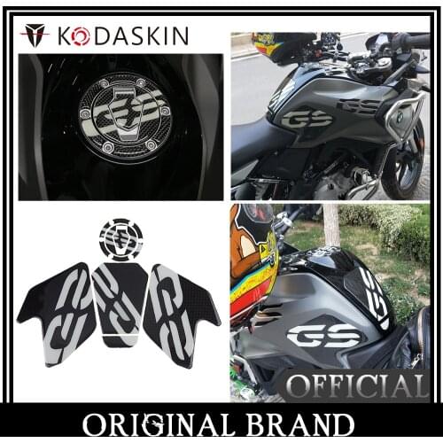 KODASKIN 3D Real Carbon G310GS Gas Traction Tank Pad Sticker Decal