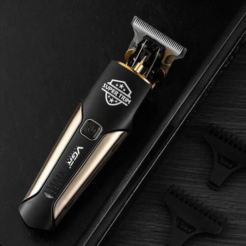 Electric Hair Clipper Professional T Blade Barber Beard Trimmer Clipper Men Hair Trimmers Rechargeable Hair Cutting Machine