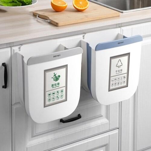 Garbage Bin Kitchen Bins Removable Recycling Storage Recycle Fashionable Trash for Bathroom Rubbish Zero Waste Eco Friendly Dust