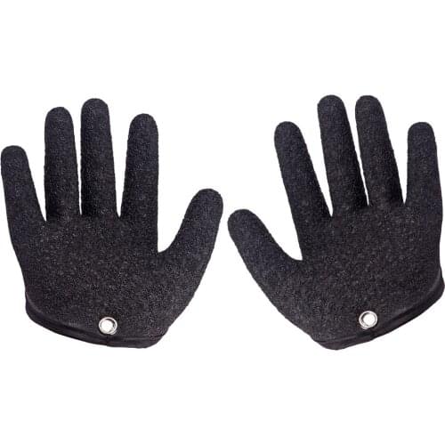 UV Sun Protection Half Finger Glove Magnetic Anti-slip Fishing Gloves Protect Hand Puncture Catching Fishing Glove
