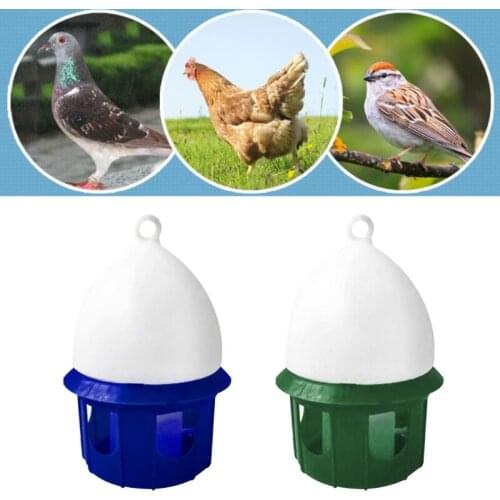 4L/ 6L/ 8L/ 10L Plastic Birds Drinker Pigeon Waterer Portable Bird Water Feeder Durable Automatic Water Container for Doves