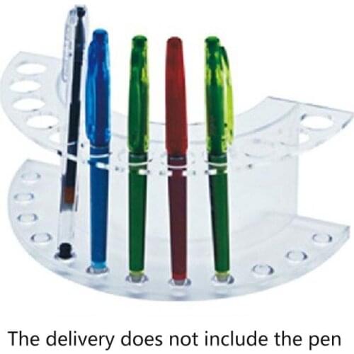 Transparent PS Exhibition Display Stand Ballpoint Eyebrow Pencil Display Shelf Jewelry Multi-role Rack