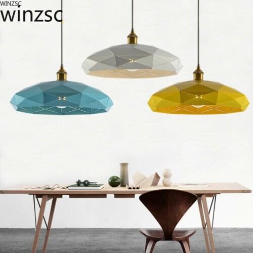 Nordic post-modern restaurant bar chandelier simple designer style creative black and white gold geometric single head LU811238