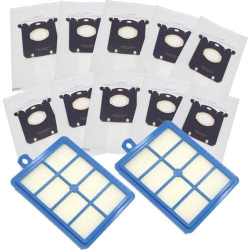 Replacement Hepa Filter Dust Bags for Electrolux Vacuum Cleaner Filter Electrolux Hepa and S-BAG for philips bags aeg