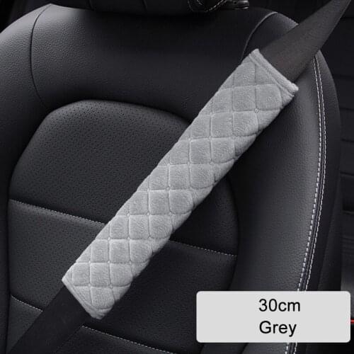 Car Seat Belt Shoulder Guard Quilted Embroidery Breathable Four Seasons Padding Pad Car Interior Accessories