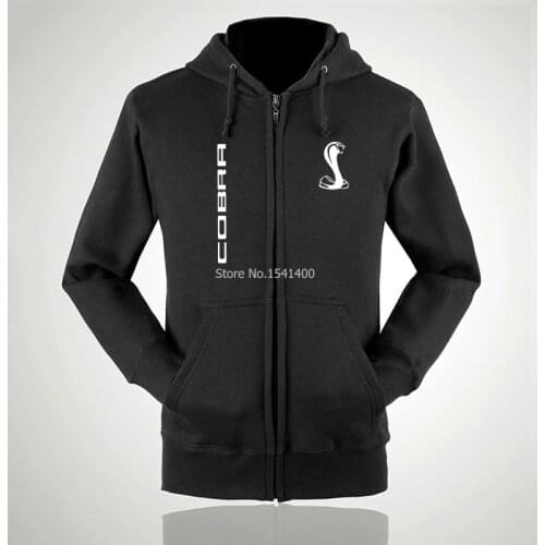 Shop work clothing autumn and winter for man and woman Cobra sweatshirt solid colour coat zipper jacket