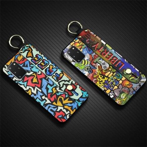 Shockproof Wristband Phone Case For Samsung Galaxy S20 Plus/S20+/SM-G985F For Man Cute Original