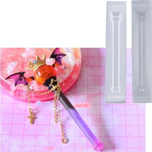 Magic Wand Silicone Resin Mold Witch Wand Epoxy Resin Mold Jewelry Making Tools AXYD