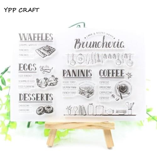 YPP CRAFT Mixed Transparent Clear Silicone Stamps for DIY Scrapbooking/Card Making/Kids Fun Decoration Supplies
