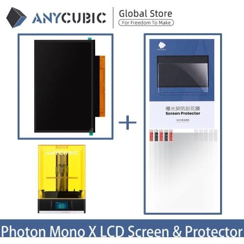 ANYCUBIC Photon Mono X LCD 4K(PJ) 8.9 inch Monochrome Screen LCD 3D Printer Accessories For 3d принтер