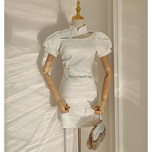 2021 chinese style lady cheongsam elegant dress vestidso vintage bride wedding qipao evening dress oriental chongsam dress qipao