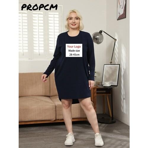 Women Dress Printing Customer-made DIY Birthday Commemorative Gift Custom Printed Dress Casual Loose Clothes