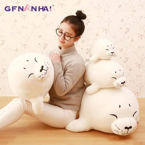 1pc 40/60cm/80cm/100cm Soft Sea Lion Plush Toys Stuffed Animal Seal Plush Doll Baby Sleeping Pillow Cushion Kids Girls Gifts
