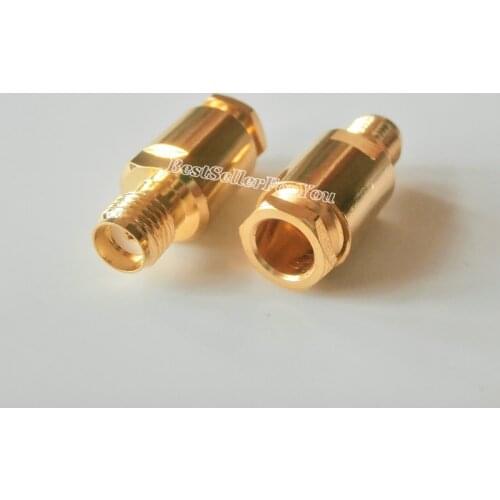1Pcs SMA female jack clamp For RG58 RG142 LMR195 RG400 Cable RF connector