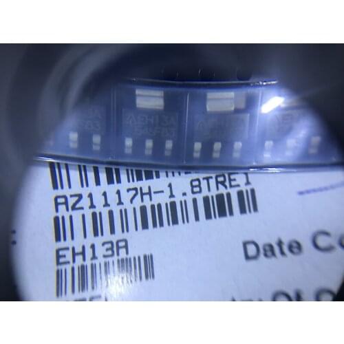 10PCS AZ1117H-1.8TRE1 AZ1117H-1.8 AZ1117H AZ1117 EH13A Brand new and original chip IC