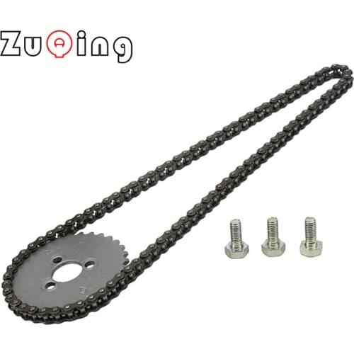 90 Links Timing Chain 32T Timing Gear Sprocket For lifan 150 150cc 1P56FMJ Horizontal Kick Starter Engines Parts