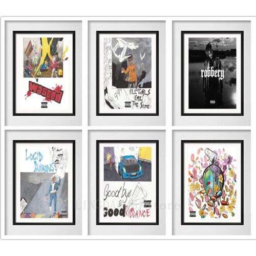 5D DIY Diamond Painting Juice Wrld Death Race For Love Album Rap Hip Hop Music Diamond Mosaic Embroidery Cross Stitch Home Decor