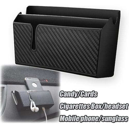 Car Seat Side Storage Bag auto accessories Organiser Phone Pen Key Cigarette Car styling Door Stick Paste Pockets Holder