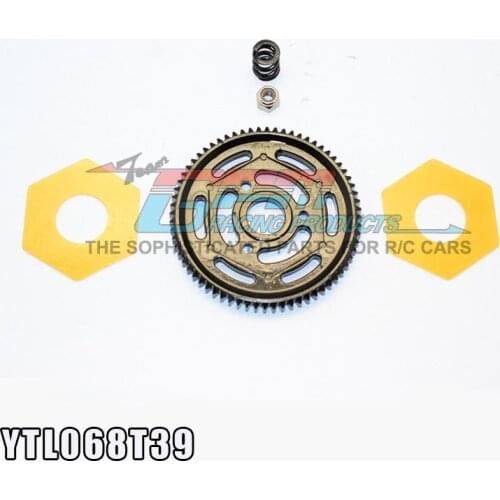 AXIAL YETI XL Steel Spur Gear 32 Pitch 68T With Fiber Slipper Pad YTL068T39