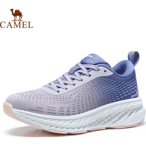 CAMEL Women Men Sports Shoes Womens And Mens Outdoor Running Shoes Breathable Mesh Shoes Thick Sole Leisure Sports Footwear