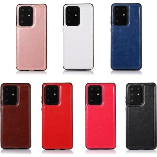 Sumkeymi Phone Case For Samsung S7 S8 S9 S10 Plus Note 8 9 10 Galaxy S20 EF S21 S21U Ultra A50S A71 5G Magnetic Business Wallet