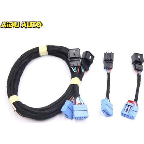 For VW Golf 7 R Mounting Golf 7.5 light 2017 Flowing water LED Dynamic Sequential taillight cable wire Harness adapter