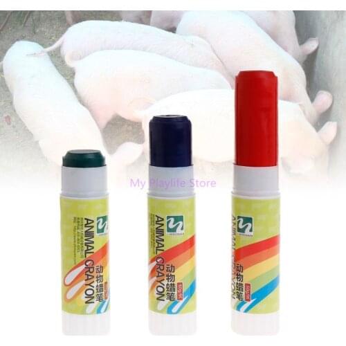 Pet Farm Animals Crayon Pig Cattle Cow Sheep Marker Marking Identify Pen Goat Livestock Supplies Red Blue Green C42