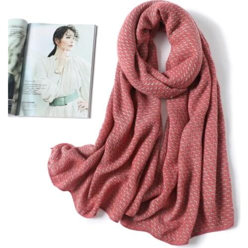 Soft Cashmere Knit Scarf for Women Warm Winter Scarves Hijab Solid Pashmina Lady Shawl Wrap Double Side Unisex Scarfs 2020 New