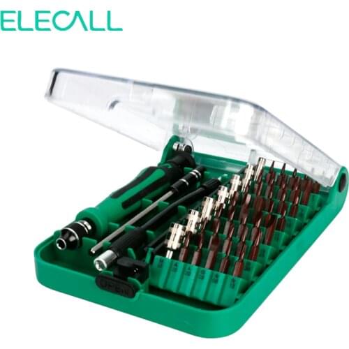 ELECALL 45in1 Multifunction Screwdriver Set Multitool Kit Torx Screw Driver Kit Repairing Tools For Iphone Laptop Tablet Watch