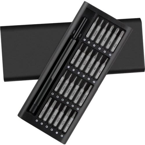 Onnfang Set 24Pcs Precision Magnetic Bits Dismountable Screw Driver Set Mini Tool Case For Smart Home PC Phone Repair