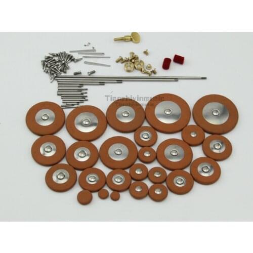 New Alto sax repair parts screws,parts+Alto sax pads Complete Set of 25 pads