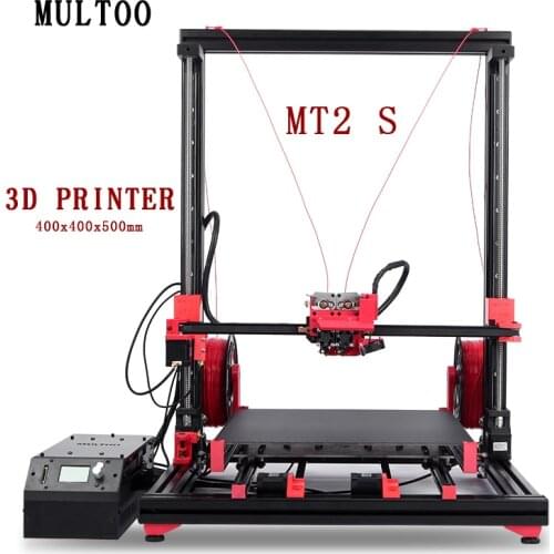 MT2 MULTOO Single Dual 3D Printer High Quality Precision Precise 3D Printer Large Printing Size 400*400*500 Low price500X500X600