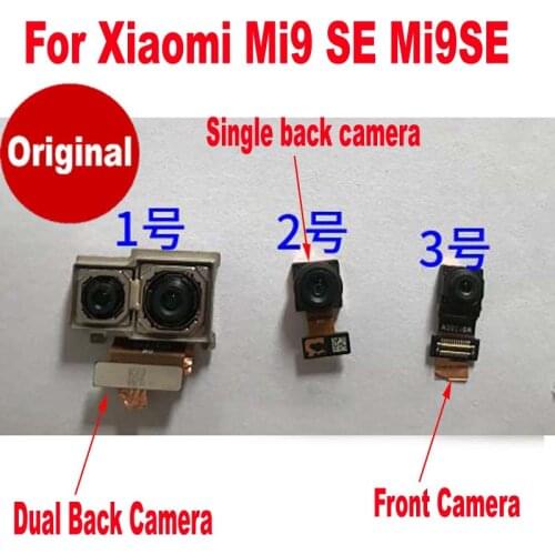 Original Tested Well Back Big Main Rear Camera Module Small Facing Front Camera Phone Flex Cable For Xiaomi Mi 9 SE Mi9 SE Mi9SE