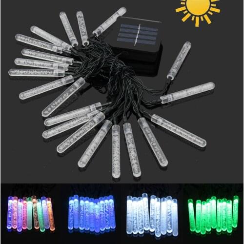 Holiday Decoration Lantern Bubble Column Kit Light Solar LED Light String Christmas Lights