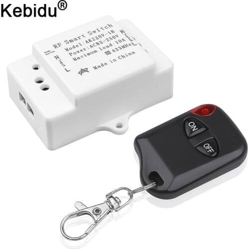 433MHz Wireless Remote Control Switch ON/OFF 433 MHz 110V 220V Lamp Remote Control Receiver Transmitter For Led Lights Bulb DIY