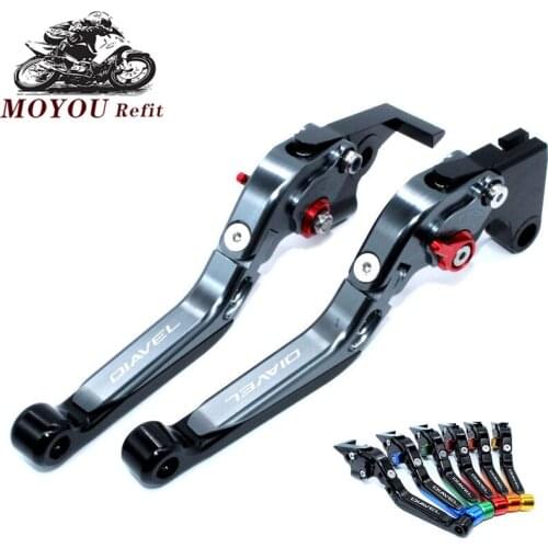 For DUCATI Diavel CaRbon XDiavel S 2011 2012 2013 2014 2015 Motorcycle Brake Levers Adjustable Brake Clutch Lever Handbar