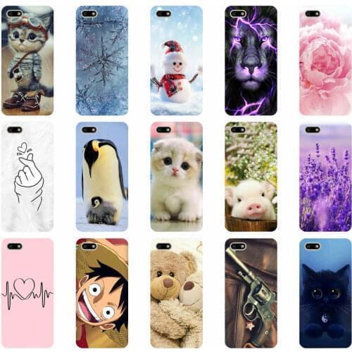 Silicone Case For Huawei Honor 7S Case Honor7S 5.45 Cover Soft TPU Phone Case For Huawei Honor 7S 7 s DUA-LX2 Case Fundas Coque
