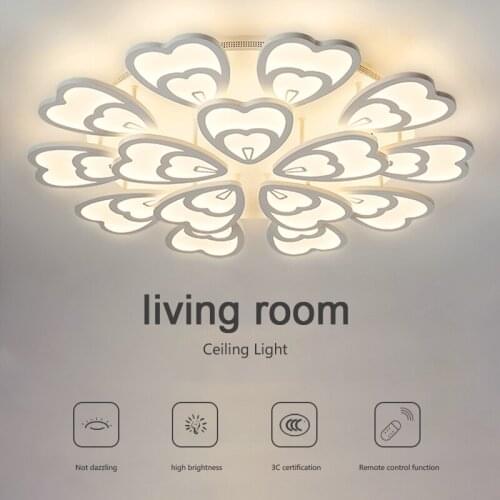 LED Bedroom Lights Modern Warm and Comfortable Ceiling Light Remote Control Function Living Room Lights