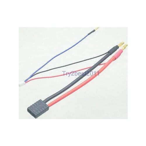Traxxas TRX style female battery lead to 4mm bullet with 12 gauge wire Lipo/NiMH